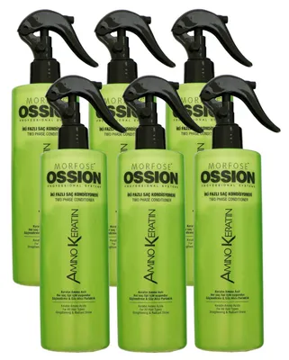 Produktbild von Morfose Ossion Amino Keratin 6 x 400 ml 2 Phasen Conditioner Set