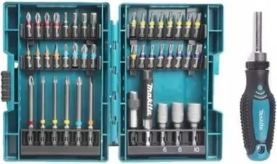 Produktbild von Makita E-25096 Bit-Set mit Ratschengriff 44-tlg.