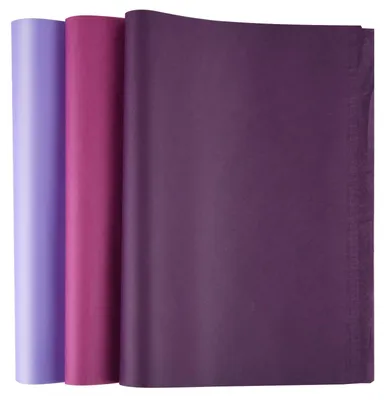 Image de Papier de soie, 60 feuilles, violet, multicolore, pour l'emballage de cadeaux