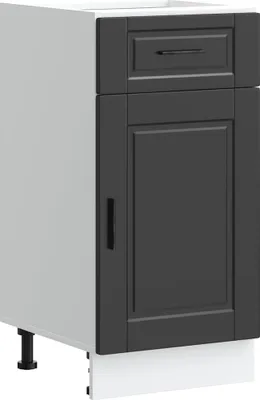 Produktbild von "2026 MODERNE"Küchenunterschrank/Sideboard Küche - Hängeschrank für Küche - Buffetschrank Porto Schwarz Holzwerkstoff - Aufbewahrungsschrank CC6646511
