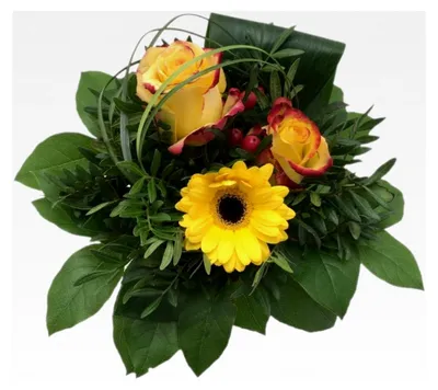 Produktbild von Blumenstrauß - Sunshine - inklusive er Karte für den Blumenversand