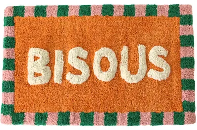 Produktbild von Badteppich Bisous - Baumwolle - Mehrfarbig - 50 x 80 cm