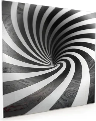 Produktbild von Küchenrückwand Spritzschutz Glas mit Motiv Hypnotisches Muster 40 x 40 cm