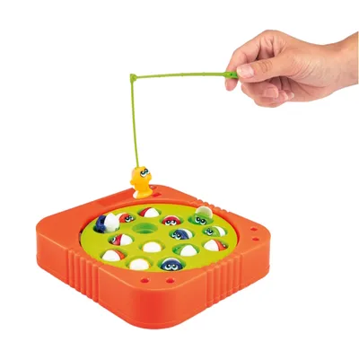Image de Jeu de pêche électronique aux poissons avec trois cannes à pêche
