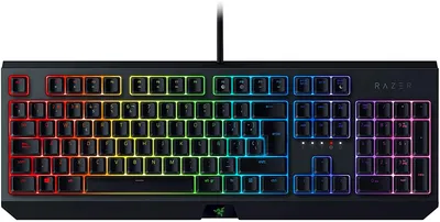 Produktbild von Razer BlackWidow, Kabelgebunden, USB, Mechanischer Switch, QWERTY, RGB-LED, Schwarz
