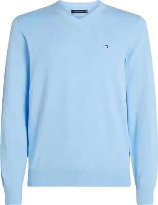 Image de Tommy Hilfiger Pull col V bleu - Taille 3XL