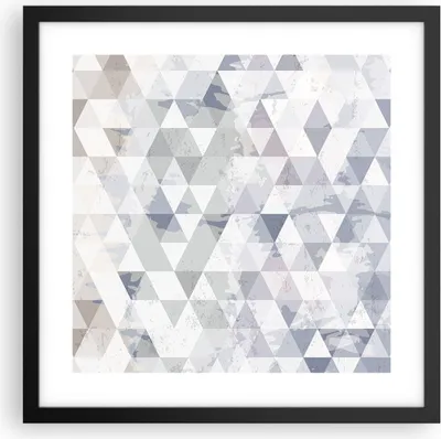 Produktbild von Gerahmtes Poster - Schwarzer Rahmen - Abstraktion modern - 40x40 cm - Wand Bild - Wanddeko - Wandbilder - Kunstposter - Wandposter - Bilderrahmen - Bilder - Kunstdruck - Wandbild - P2BAC40x40-4075