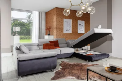 Produktbild von Großzügiges „Letto“ U-Form Ecksofa