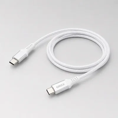 Productafbeelding van Grixx laadkabel USB-C naar USB-C 1 m Power Delivery 20 W wit