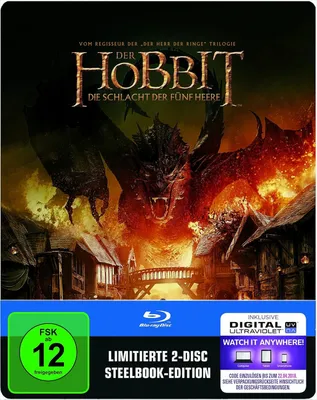 Produktbild von Der Hobbit: Die Schlacht der fünf Heere (Steelbook)