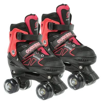 Image de Patins inline enfants Taille réglable pour filles, garçons, débutants S : 27-32