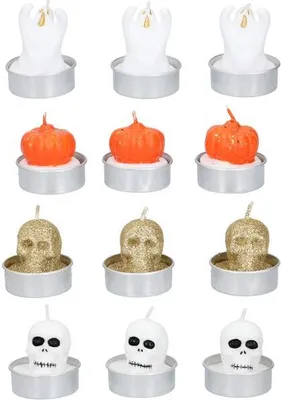 Obrázek produktu pro SVÍČKA ČAJOVÁ "HALLOWEEN" 3KS, 4 - mix variant či barev