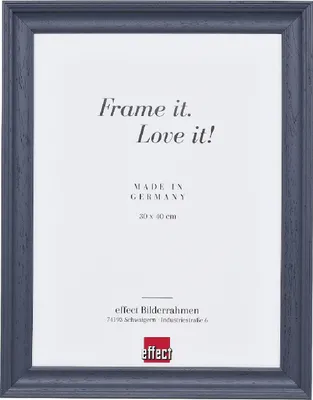Produktbild von Holz-Fotorahmen Effect Profil 2420 Grau 25 x 80 cm mit Dekorglas