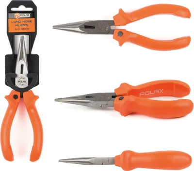 Produktbild von Verlängerte Zange mit geraden Kunststoffgriffen Cr-V 160 mm Polax