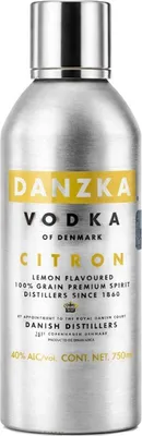 Produktbild von Vodka Danzka Citron Wodka Dänemark  75.00 cl 40.0 %