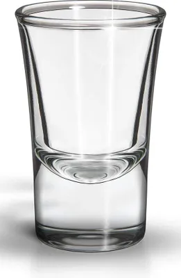 Produktbild von Unyqoos® Schnapsgläser 12er-Set – Tequila-Shot Gläser 2 cl (bis 3,4 cl Rand), klares dickes Glas, Ø45×71 mm, Fuß Ø35 mm, spülmaschinenfest
