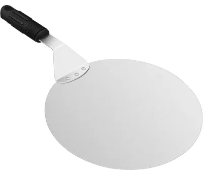 Produktbild von Pizzaschieber mit Kunststoffgriff und Edelstahl-Schale 25,4 cm Schwarz