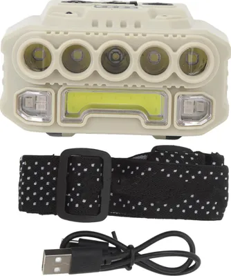 Obrázok produktu pre Super jasná čelovka, dobíjateľná, USB detektor pohybu, indikátor napájania, prenosná, na vonkajšie použitie