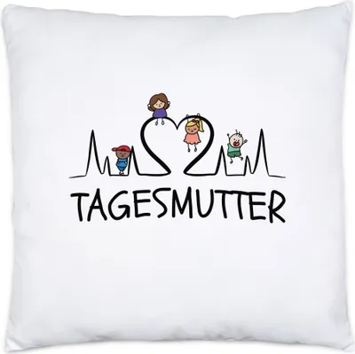 Produktbild von Tagesmutter Kissen Inkl. Füllung Kinder Abschiedsgeschenk Erzieherin Tagesmutter Kindergarten