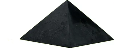 Produktbild von Schungit Pyramide poliert 70x70 mm