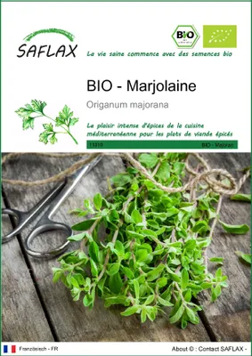 Image de SAFLAX -- Marjolaine - 700 graines - Origanum