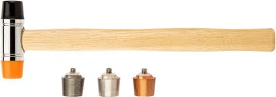 Image de Marteau à débosseler avec embout interchangeable (Ø 22 mm) 150 g