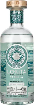 Produktbild von Lokita Tequila Blanco Puro Artesanal 40% Vol. 0,7l