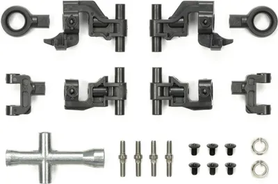 Produktbild von Tamiya TT-02 Querlenker-Set oben/einstellbar