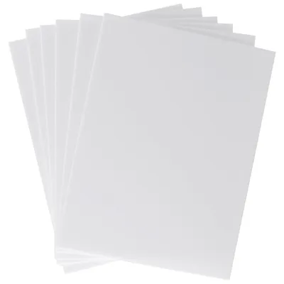 6 Acrylplatten weiß 400x300x3 mm für DIY & Modellbau