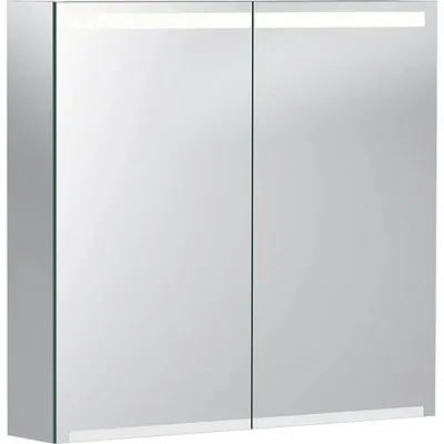Immagine prodotto di Geberit Option Armoire de toilette avec éclairage intégré, deux portes, largeur 60cm, 500.582.00.1, 500.582.00.1