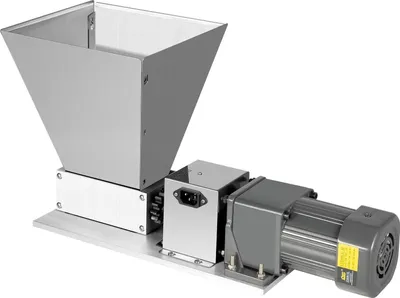 Produktbild von Elektrische Getreidemühle - Gewürz- & Kaffeebohnenmühle - 4 L - 20 kg/h - 75 U/min - 60 W Kupfermotor - Edelstahl/Alu-Legierung - Silber