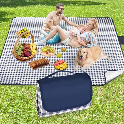 Immagine prodotto di Grande coperta impermeabile per picnic, dimensioni 300 x 200 cm, con maniglia