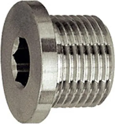 Produktbild von Riegler Verschlussschraube, Innensechskant, Bund, G 3/4, SW 12, ES 1.4571