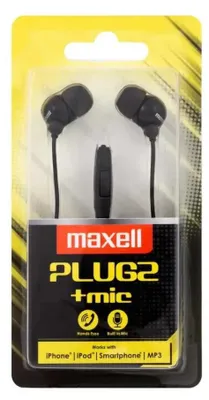 Zdjęcie produktu dla Maxell 303759, Przewodowa, 20 - 23000 Hz, Połączenia/muzyka, Zestaw słuchawkowy, Czarny