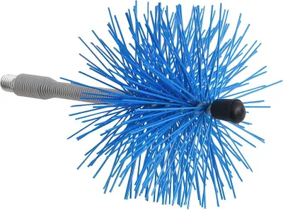 Immagine prodotto di Spazzola per camino in nylon, albero flessibile da 100 mm.