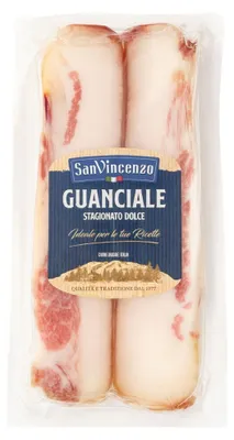 Image de Guanciale Dolce, affiné et tranché, 170 g