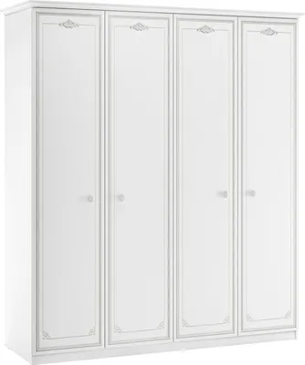 Produktbild von Cilek SELENA GREY Kleiderschrank, 4-trg.