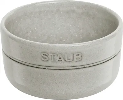 Produktbild von Staub hochwertiger Keramik Emailleschicht  Schüssel Weißer Trüffel 300 ml Servieren