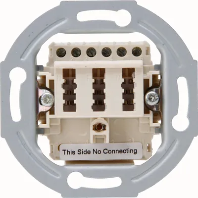 Produktbild von Kopp TAE-Telefonanschlussdose 33369392 UP 3x6p NFN-Cod. weiß