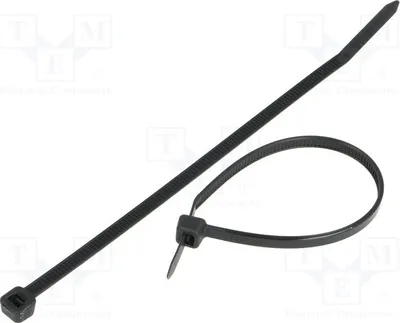 Produktbild von 100x Kabelbinder schwarz Ømax: 102mm BMN3748 Kabelbinder W: 4,8mm L: 370mm 220N
