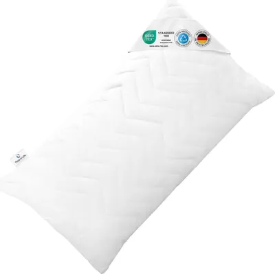 Produktbild von Ergonomisches Orthopädisches Kissen 40x80 cm Ökologisch Weiß