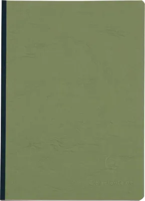 Produktbild von Clairefontaine Heft AgeBag A5 Leinen lin 96Bl gn