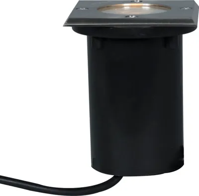 Zdjęcie produktu dla Oświetlenie punktowe wpuszczane stalowe 10,5 cm IP65 - Basic Square