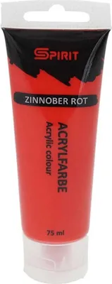 Produktbild von Spirit Acrylfarbe 75 ml, Farbe:Zinnoberrot