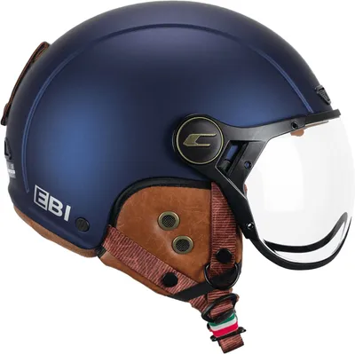 Zdjęcie produktu dla Zatwierdzony narciarski kask rowerowy CGM 801V EBI VINTAGE satynowy niebieski rozmiar XL