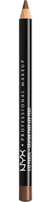 Productafbeelding van NYX Professional Makeup Slim Eye Pencil, bruin, voor vrouwen. Inhoud: microkristalijn was / Cera Microcristallina / Cire Microcristalline, Caprylic/Capric...