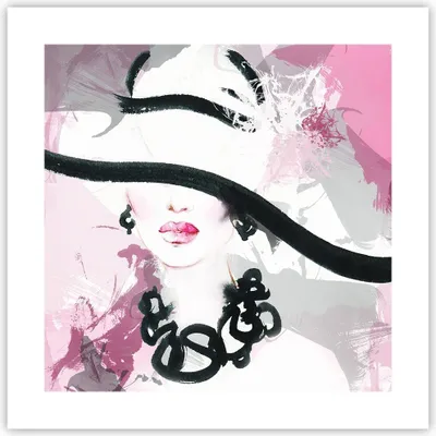 Produktbild von Poster - Poster ohne Rahmen - Frau Abstraktion - 40x40 cm - Wand Bild - Wanddeko - Wandbilder - Kunstposter - Wandposter - Bilder - Kunstdruck - Wanddekoration - Wandbild - P2XAC40x40-3690