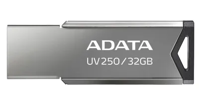 Obrázek produktu pro ADATA UV250, 32 GB, USB Typ-A, 2.0, Bez krytky, 5,6 g, Stříbrná