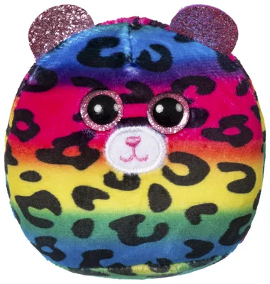 Image de Ty Squish-A-Boo Dotty Leopard 10cm Doudou tout doux