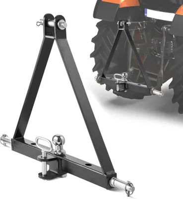 Obrázok produktu pre Trojbodový prijímač prívesu 5,08 cm - Trojbodový prijímač 505x575x130 mm - Adaptér na pripojenie prívesu